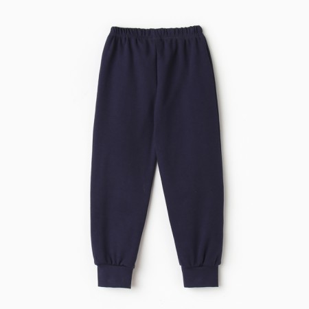 Pants for boys, dark blue color, height 98 cm-3