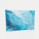 Cosmetic bag for lightning, turquoise color