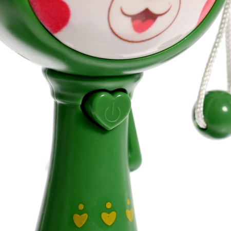 Musical toy "Olenenok", Russian voice acting, lighting effects, rejector, green color-3