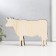 Souvenir tree "Cow on the farm" 18x11.5 cm
