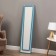 Interior mirror, acrylic, 35 x 125 cm. Blue,