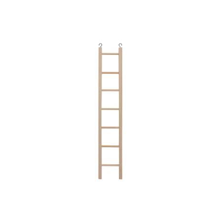 Ladder for birds in a cage long wooden, dimensions 7.3 x 0.8 x 42 cm