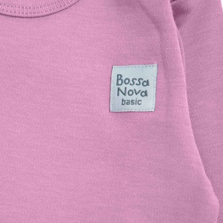 Body baby with long sleeve Basic, height 86 cm, lilac color-3