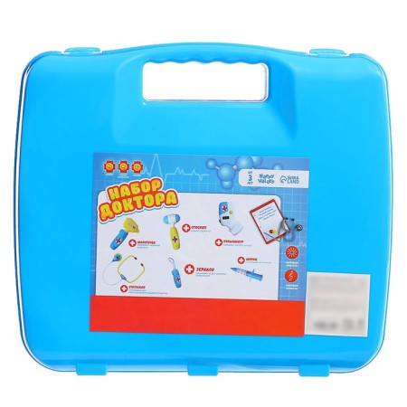 Dr.'s set in a suitcase, 8 objects, light and sound effect-8