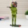 Souvenir Polystone Lak "Frog with a gun" 17.5x5.3x13 cm