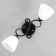 Chandelier Assami 2HE27 40W Black 30x17x16 cm Bayerlux