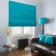 Roman curtain "Tina", size 80x175 cm, turquoise color