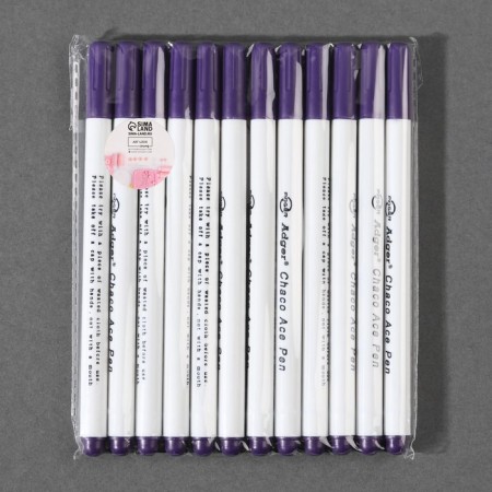 Fabric marker, self -permanent, 15 cm, purple color-3