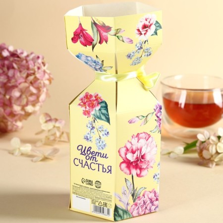 Tea in the candy box "Beloved Mom", taste: Vanilla and Caramel, 100 g.-3