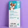 A postcard with a place for chocolate "Corgi", size 19cm x 8.1 cm, density of 200 grams