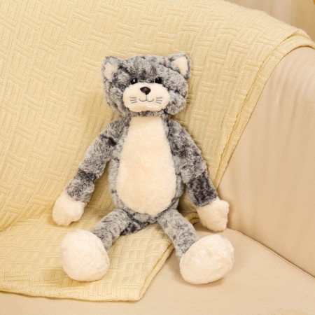 Soft toy "cat", 50 cm, gray color