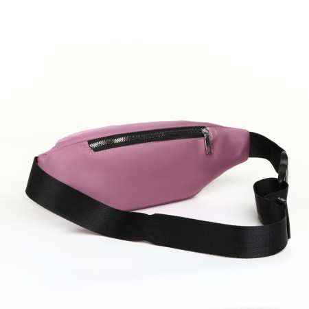 Lightning waist bag, 2 outer pockets, pink color-2