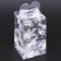 New Year. Box Gift New Year's Folding PVC Metel 12 x 7 x 7 cm.