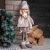 Interior doll "Maroussia in a cap-earflame" 52 cm