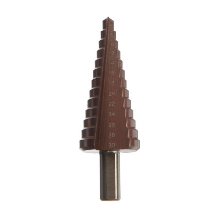 Drill step tundra, HSS -CO, trihedral shank, 6 - 30 mm-2