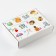 Wooden cubes "Cubes for wise men. Learn the alphabet »12 pcs (white)