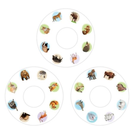 Slides for the projector "Animals of Russia", a set-1