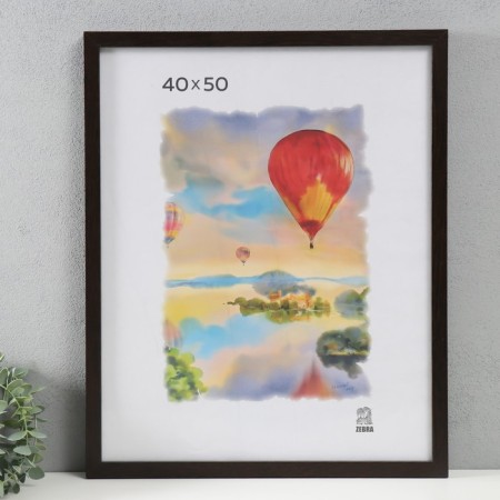 Photo frame MDF 40x50 cm, wenge (205) (plastic screen)