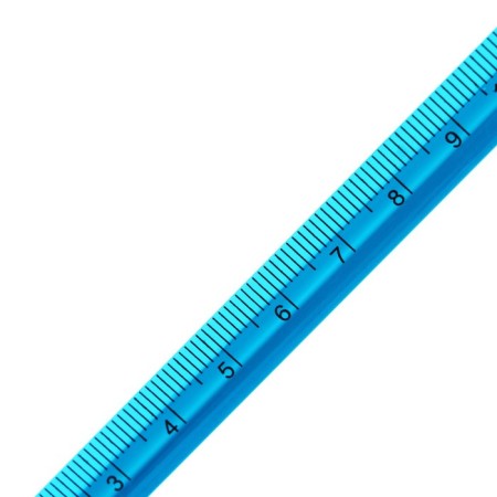 Ruler 15 cm plastic, triangular, mix-2
