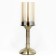 Climber metal, glass "Prince" per 1 candle 12.5 x 12, 5 x 36.5 cm