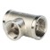 The transitional SFT-0022-341234, 3/4 "x1/2" x3/4 ", internal carving, nickel. Brass