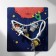 Bracelets "Demetrons" on a magnet, astronauts with a heart, white color, 8 cm