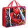 Plastic folder with A4 handles, on a zipper, 75x330x260 mm, spider-man