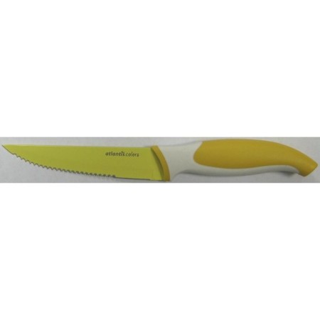Kitchen knife Atlantis, yellow color, 10 cm