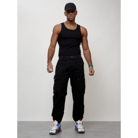 Cargo jeans, size 44-46, black color-9