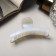 Hair crab "Pearl" arc, 7 cm, white