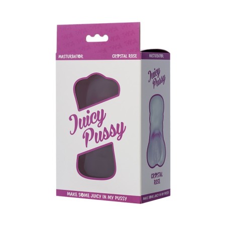 Masturbator Realistic Toyfa Juice Pussy Crystal Rose, TPE, 14 cm-7
