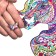 Figure puzzle, Rainbow Unicorn, size M