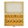 Set of milling plants 10621, for decorative work, wooden box, d = 8 mm, 12 pcs.
