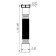 Corrugated pipe Aquant, 1 1/2 "x 50 mm, without release