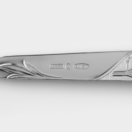 Tablespoon “Economy”, h = 20 cm, thickness 1.5 mm, silver color-3