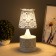 Aroma lace with backlight "pattern" E27 40W+RGB white 13x13x30 cm