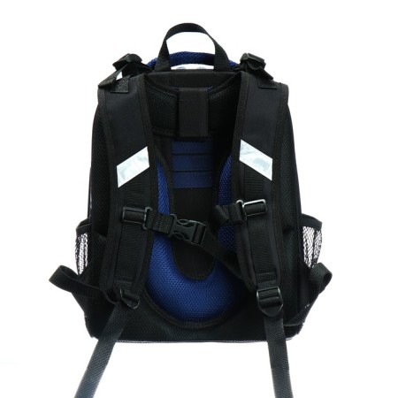 School backpack 38 x 30 x 16 cm, ergonomic back, Stavia "Gamer", black-4
