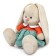 Soft toy "Bunny Mi", in a two -tone dress, 18 cm