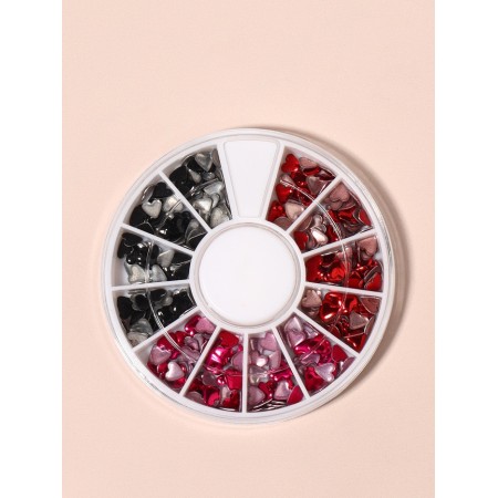 Decorative elements for decor, voluminous, 12 cells, black/pink/red color-7