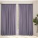 Set of curtains "Canvas", size 200x250 cm, 2 pcs, purple color