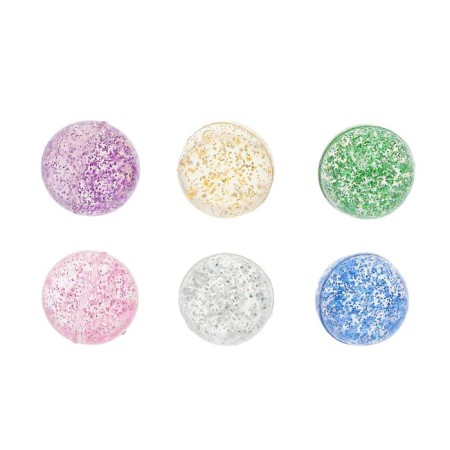 Rubber ball "shine", 2.5 cm, mix colors-2