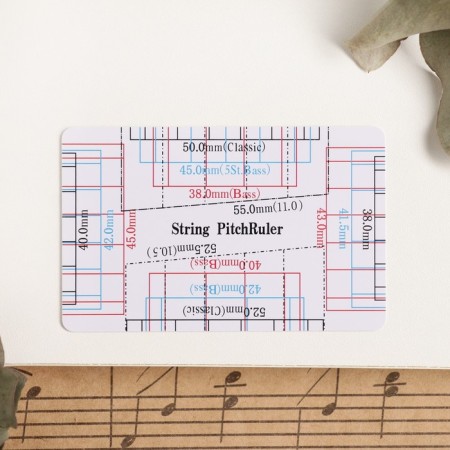 Ruler meter of the height of strings, thoroughs-2