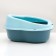 Toilet "Cloud" with a triangular side 48.5 x 39 x 20 cm, blue