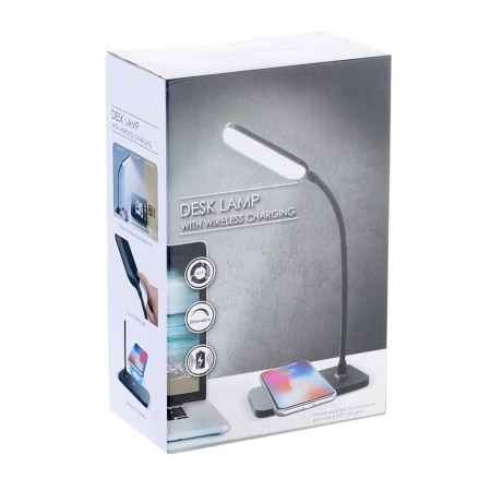 Table lamp with wireless charging, GMV-0265, 15 watts, white-11