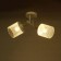Rinas chandelier 2he27 40w is white 42x24x32 cm