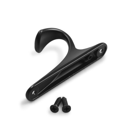 Furniture hook Cappio Classic, one -rod, black-4