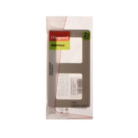 Frame Legrand Inspiria, 2 post, ivory-2
