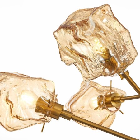 Ceiling Ceiling ST LUCE. SL1175.302.06. Portici. 6x40 watts, E14, 83.5x83.5x56 cm, brass color-8