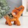 Polystone souvenir "Elephant under a tree with patterns on a blanket" 10x5x12 cm
