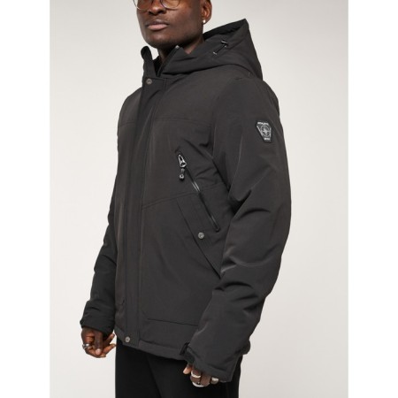 Male jacket, size 50, black color-16